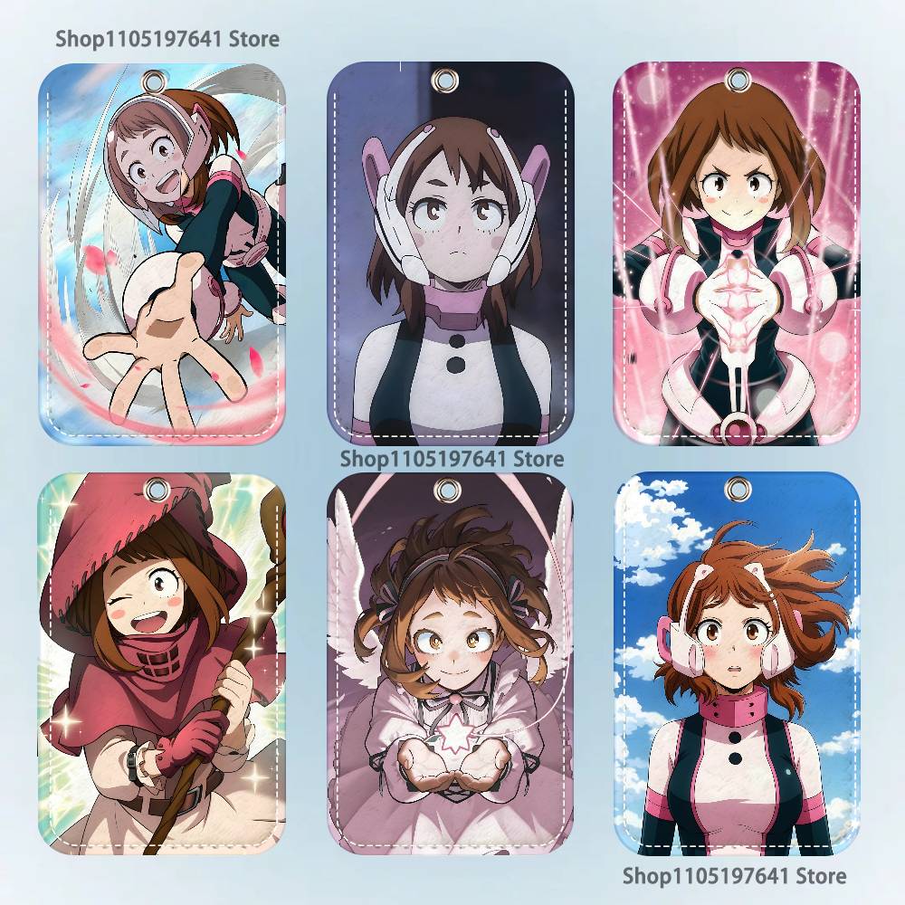 Leather Work In My Area - Porte-clés My Hero O-Ochako Uraraka, porte-carte