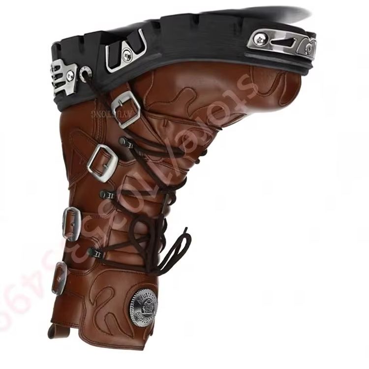 Belt Buckle Blank - Punk métal Rivet ceinture boucle moto