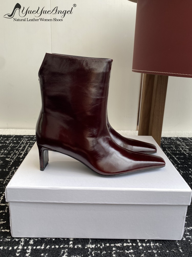 Leatherwork In French - Femmes élégantes Style français fermeture éclair