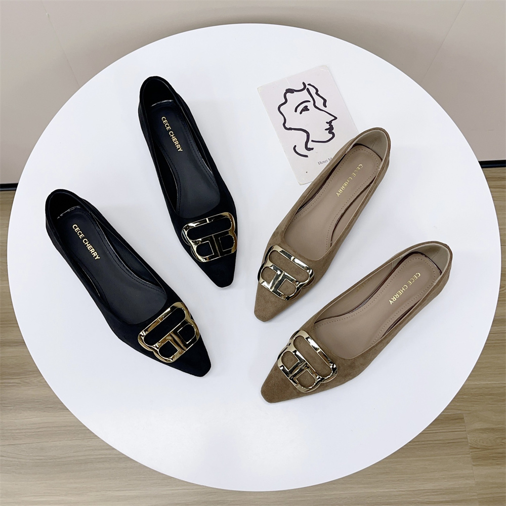 Leatherwork In French - Chaussures simples douces et confortables pour