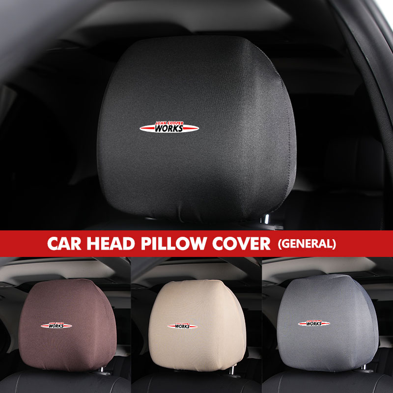 Leather Work For Car - Housse de protection pour appuie-tête de