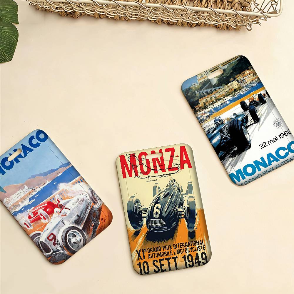 Vintage Car Racing Monaco 1 en - Leather Work For Car avis et prix