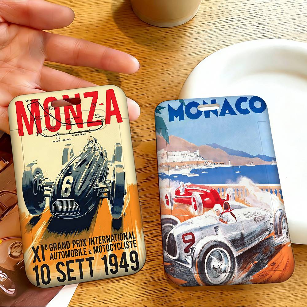 Vintage Car Racing Monaco 1 en - Leather Work For Car avis et prix