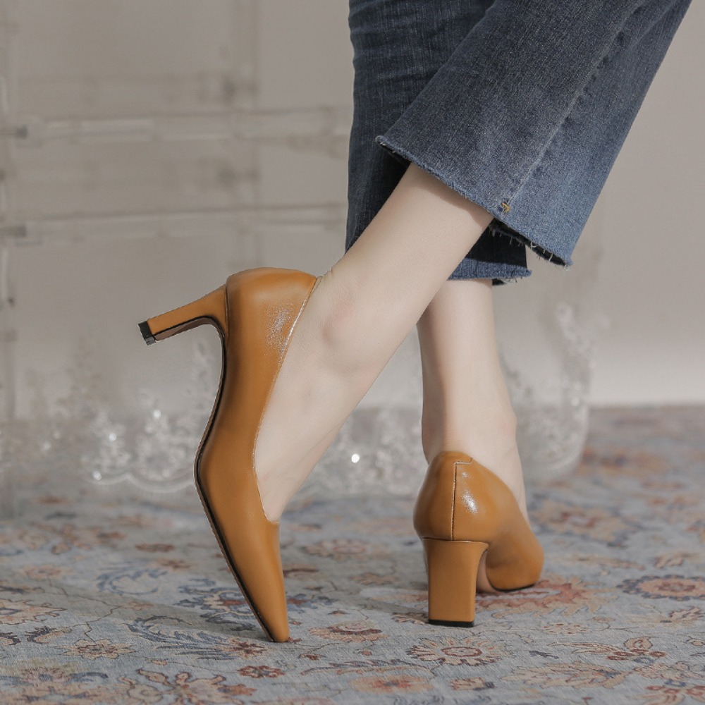 Chaussures en cuir à talons ha - Leatherwork In French avis et prix