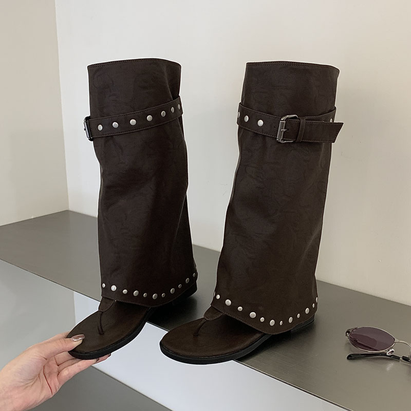 Eilyken – bottes hautes vintag - Belt Buckle Blank avis et prix