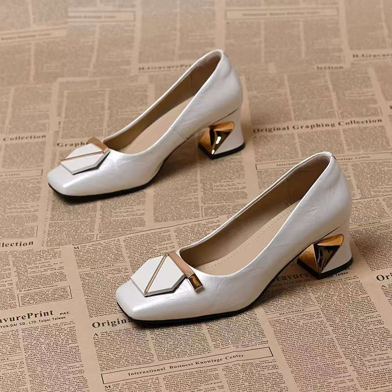 Escarpins en cuir pour femme,  - Leatherwork In French avis et prix