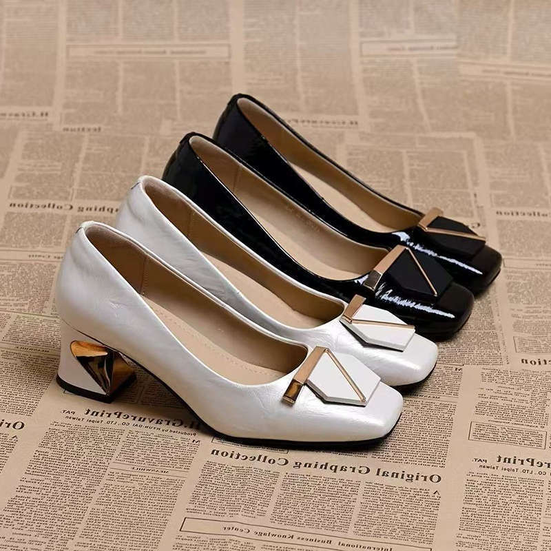 Escarpins en cuir pour femme,  - Leatherwork In French avis et prix