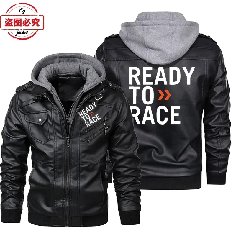 Veste en cuir à capuche pour c - Leather Work Jacket With Hood avis et prix