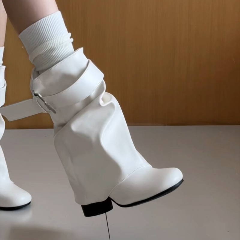 Nouvelles bottes en cuir soupl - Belt Buckle Blank avis et prix