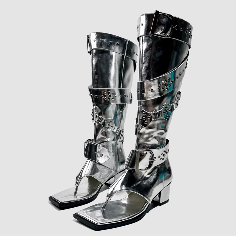 Sandales à talons hauts avec b - Belt Buckle Blank avis et prix