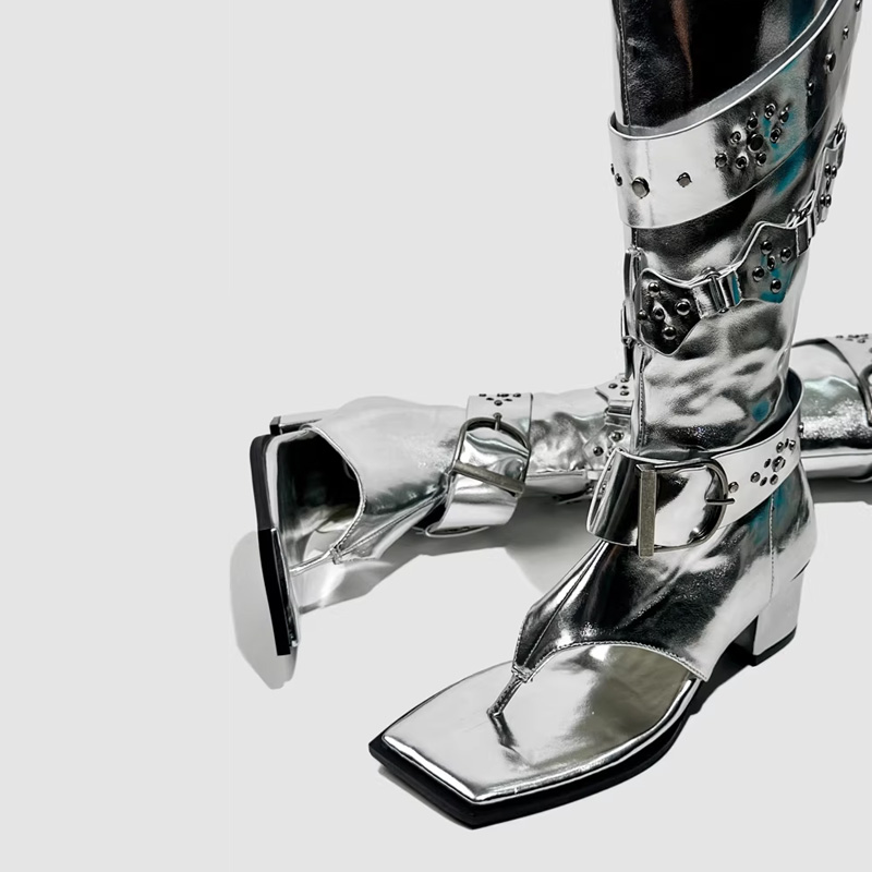 Sandales à talons hauts avec b - Belt Buckle Blank avis et prix
