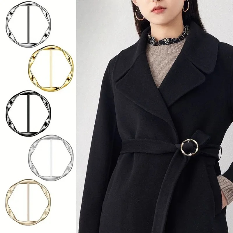 Lot de 5 pinces rondes en méta - Belt Buckle Blank avis et prix