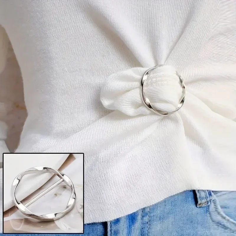 Lot de 5 pinces rondes en méta - Belt Buckle Blank avis et prix