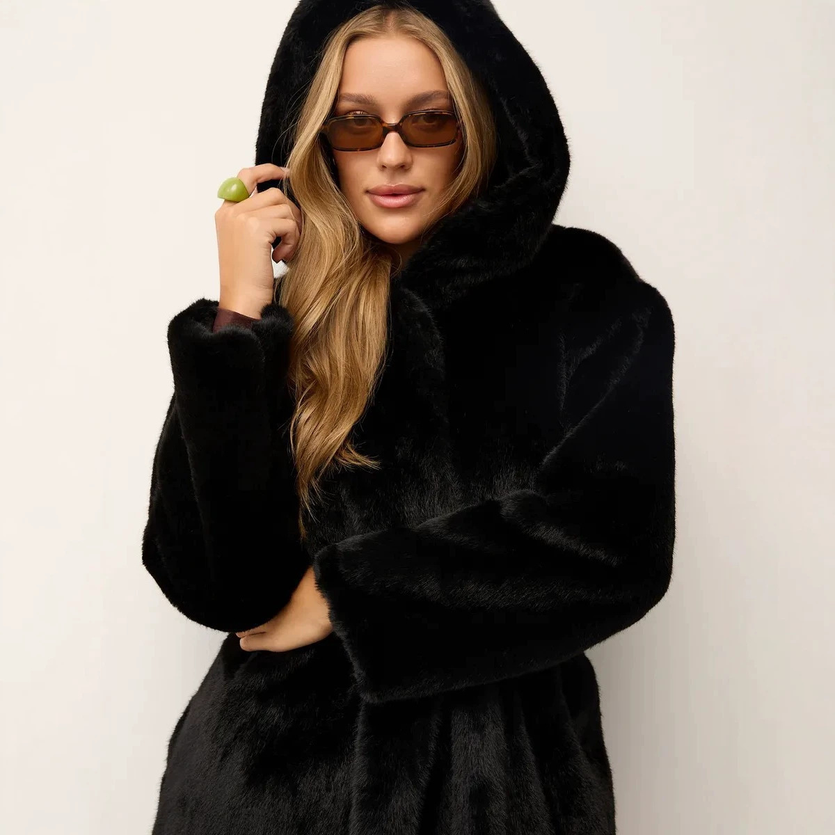 Manteaux et vestes à capuche e - Leather Work Jacket With Hood avis et prix